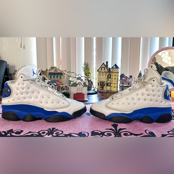 Jordan 13 Retro “Hyper Royal” Royal Blue and White Women’s size 7y (or 8.5 wom.) - Picture 5 of 15